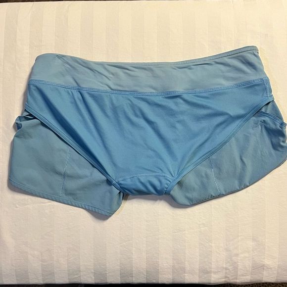 Lululemon 2.5” Speed Up Shorts, Lined, Sky Blue, Size 10. - Picture 9 of 15